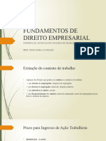 Fundamentos de Direito Empresarial (Trabalho)