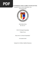 Ensayo Sobre "Las Teorías Del Aprendizaje"
