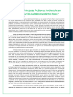 Cuales Son Los Principales Problemas Ambientales en PR