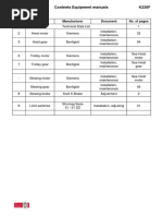 K230F Equipment Manuals