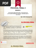 Sesión 1 - Derecho Procesal Penal II