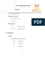 Grade 10 Polynomials