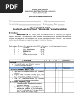 Vaccine Administration Skills Checklist