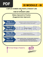 Mathematics - Complex Number - Points - ST Line - Pair of ST Lines