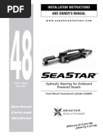 SeaStar Tournament Series Cylinder Installation Manual