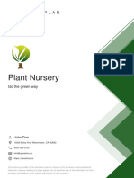 Plant Nursery Business Plan