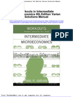 Workouts in Intermediate Microeconomics 9th Edition Varian Solutions Manual