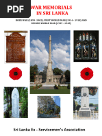 Sri Lanka War Memorials 