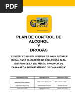 Plan de Alcohol y Drogas