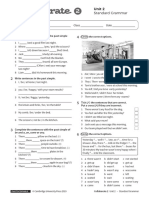 COL TRB 2 Standard Grammar Unit 2 Without Answers