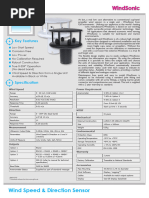 Wind Sonic Web Datasheet