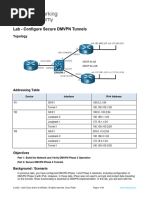 20.1.2 Lab Configure Secure DMVPN Tunnels