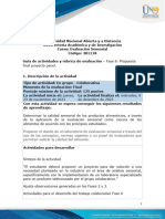 Guía de Actividades y Rubrica de Evaluación - Fase 6 - Evaluación Final - Propuesta Final Proyecto Panel