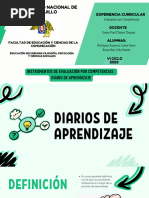 Tarea 11 PPT Diarios de Aprendizaje - Rodriguez Arqueros y Rosas Ríos