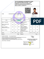 CA Inter Marksheet