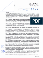 Resolucion Ministerial #042 Reglamento de Restriccion y Control Al Comercio de Vida Silvestre