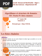 Les Listes Chainées