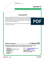 Regulatory Note REG2007-01 Aminopiralid