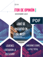 Monitor de Opinión Noviembre 2023