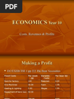 Chapter 13 Cost Revenue Profits