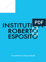 Roberto Esposito - Institution (2022, Polity) - Libgen - Li