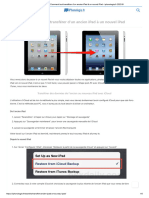 Comment Tout Transférer D'un Ancien Ipad À Un Nouvel Ipad - Iphonologie - FR 2023 ©