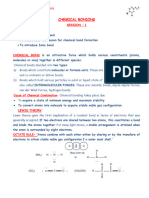 Chemical Bonding: Session - 1 AIM