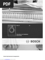 Bosch Maxx 5 Manual