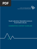 Saudi Laboratory Lisencure Examination Applicant Guide