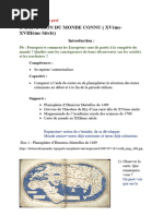 Fiche Prof Introduction Expansion Du Monde Connu