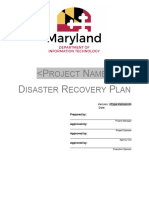 Disaster Recovery Plan