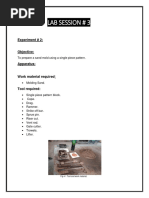 LAB SESSION NO 3 Material and Manufacturing