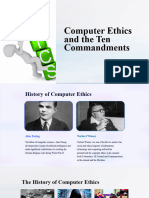 4 Computer Ethics and The Ten Commandments