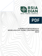 Laporan Survei Budaya Keselamatan Pasien Tim PMKP