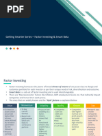 Getting Smarter Series Factor Investing