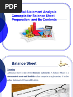 Chapter 6 Financial Statement Analysis Balance Sheet