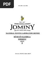 Jominy Experiment Report