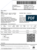 Bill To / Ship To:: Qty Gross Amount Discount Other Charges Taxable Amount CGST SGST/ Ugst Igst Cess Total Amount