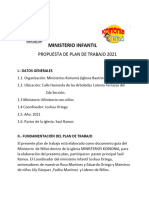 MINISTERIO INFANTIL Plan de Trabajo2021 ARREGLADO