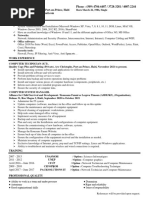 Curriculum Vitae de Bruno BOLIVAR - ANGLAIS