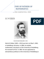 History of Fathers of Mathematics