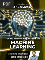 Top 100 Interview Questions On Machine Learning