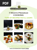 7month Program Cooking GASTRONOMICOM 2