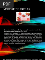 Mousse de Fresa