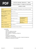 Composicion Coreográfica, Martes y Jueves Calificaciones