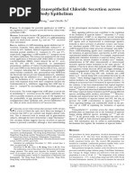 CAMP Inhibits Transepithelial Chloride Secretion A