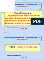 Presentation Microprocesseur