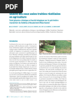 Qualité Des Eaux Usées Traitées Réutilisées en Agriculture