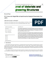 P-Y Curves For Single Piles in Sand From The Standard Penetration Test (SPT)