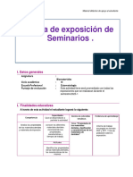 Guía de Seminario de Exposiciones